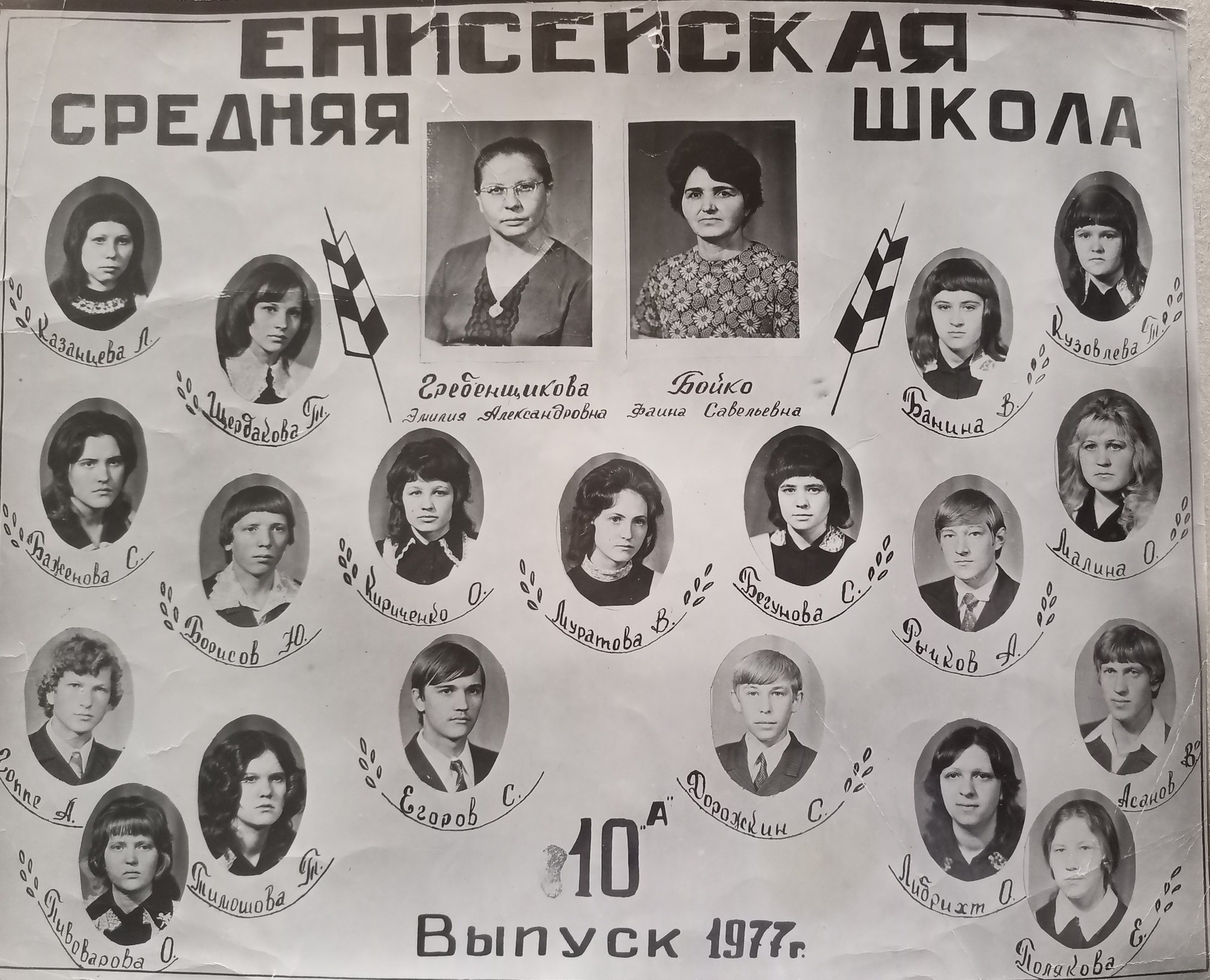 1977 год. 10 А класс