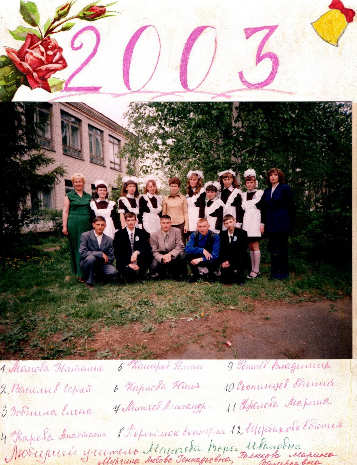 2003 год. 11 Б